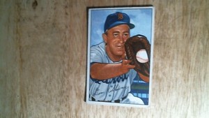 1952 Bowman baseball card # 91 Don Kolloway EX