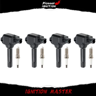 4X Ignition Coil+Sprak Plug For 2015-2016 Subaru WRX Impreza 2.0L UF747 C-888 Foto 1 de 4