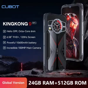 Global Version Cubot KingKong 9 Rugged Phone 120Hz NFC 24GB+512GB 100MP 10600mAh - Picture 1 of 8