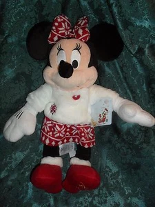 DISNEY STORE EXCLUSIVE HOLIDAY PLUSH MINNIE MOUSE SHARE THE MAGIC 2015 16" NWT - Picture 1 of 5