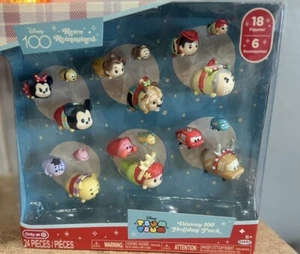 Tsum Tsum Disney 100 Retro Reimagined Holiday Pack 18 Figures - Picture 1 of 4
