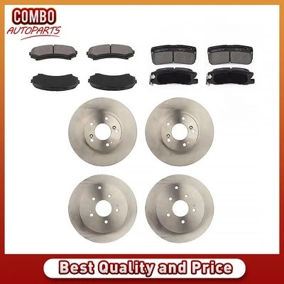 Front & Rear Brake Rotors Brake Pads fits 2004 2005 2006 Mitsubishi Endeavor - Изображение 1 из 4