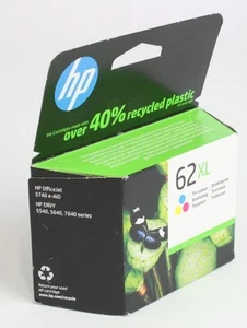 6x HP 62XL Tri-Colour Ink Cartridge C2P07AE UUS - Picture 1 of 5
