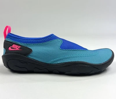 Nike Aqua Turf Water Shoes Womens 7 Dusty Cactus Blue Black Pink FZ5628-300 - Image 1 of 4