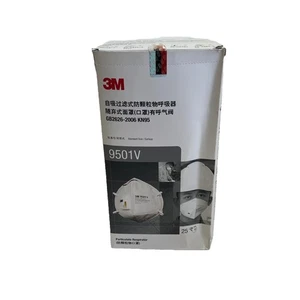 (25) Coprifacciale di Sicurezza con Valvola di Espirazione, 3M 9501V, Misura Standard, Earloop - Foto 1 di 4