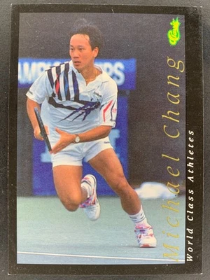 Tarjeta de tenis Michael Chang 1992 juegos clásicos #36 - atletas de clase mundial Foto 1 de 2