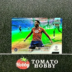 TOPPS STADIUM CHROME UEFA 2021-22 JONATHAN DAVID RC /199 AQUA GREEN REFRACTOR - Imagen 1 de 2