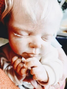 19inch Painted Reborn Baby Doll Australian Newborn Artist Finished - Picture 1 of 3
