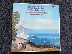 MOZART - COSI FAN TUTTE SOLTI / LPO 4 DISC BOX SET 1974 DECCA STEREO D56D 4 NM - Picture 1 of 14
