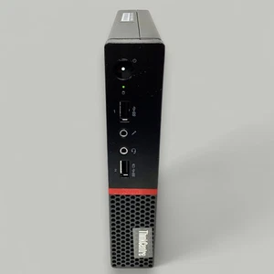 Lenovo ThinkCentre M715q 2nd Gen AMD Ryzen 3 Pro 2200GE 128GB 8GB Desktop 10VG - Picture 1 of 5