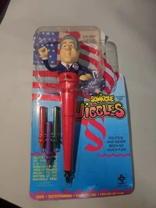 VINTAGE POLITICAL SQUIGGLE JIGGLES ROSS PEROT & BILL CLINTON PEN SET 1993 NIP - Picture 1 of 9