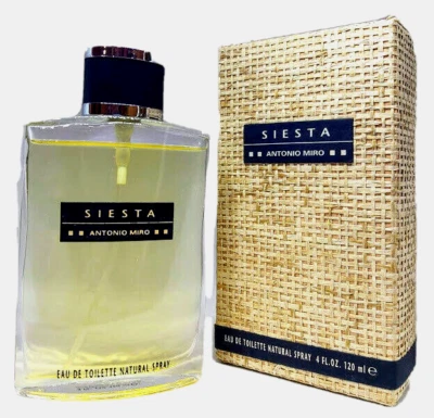 ❤️SIESTA Antonio Miró, eau de toilette 4 Fl.oz.120 ml,myrurgia,1996" - image 1 of 4