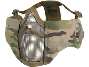 OneTigris 6" Foldable Half Face Mesh Mask with Ear Protection (Multicam) - Picture 1 of 8