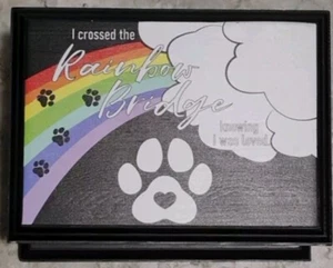 Pet Memorial Urns for Dogs or Cats, XLarge Wooden Funeral Pets (Open Box) - Picture 1 of 12