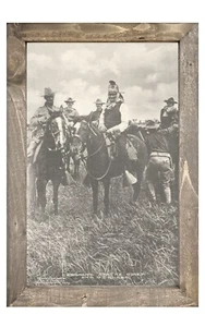 Geronimo Indian Chief On Horseback With US Guard - Picture 1 of 2
