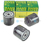 3X Original Mann Filter Oil Filter W712/52 For Audi A2 (8Z0) 1.4/1.6 Fsi - New