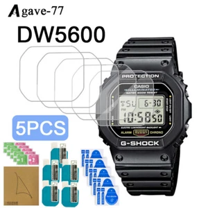 PACK 5 Film de Protection d'écran Transparent pour Casio DW5600 TPU Nano-Explosion - Photo 1 sur 10