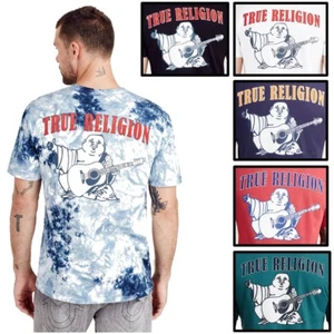 True Religion Men's T-Shirt Buddha Classic Logo Graphic Short Sleeve Tee - Picture 1 of 51
