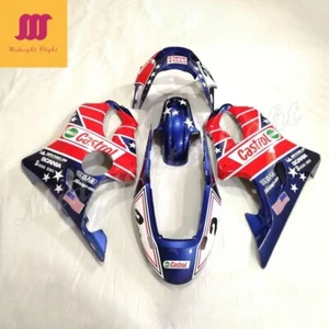 Fairing Kit Fit for Honda CBR600F4 1999 2000 ABS Injection Bodywork Set Blue Red - Picture 1 of 3
