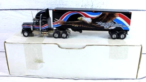 Harley Davidson Kenworth 18-Wheeier & Sleeper Cab by Matchbox Rare - Picture 1 of 17