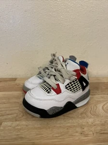 Nike Air Jordan 4 Retro What The Size 5c Toddler Sneakers - Picture 1 of 10