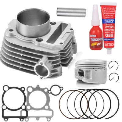 For Yamaha Bear Tracker 250 YFM250 Cylinder Piston Gasket Top End Kit 1999-2004 — 第 1/4 张图片