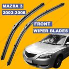 Side Pin Front set Wiper Blade For Mazda 3 Series 03-2008 53 54 55 56 57 58 reg