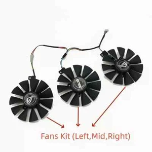 ASUS ROG STRIX RX 480 RX580 GTX 980 TI R9390X Cooling Fan GPU Video Cards Fans - Picture 1 of 1