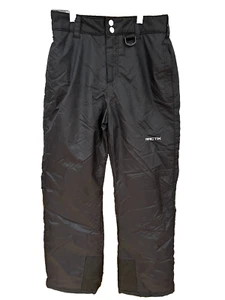 ARCTIX Unisex Ski Pants Size M Youth Black Elastic Waist Insulated - Picture 1 of 5
