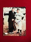 Yogi Berra Autographed Jsa 8X10 Photo Babe Ruth Scarce  Vintage