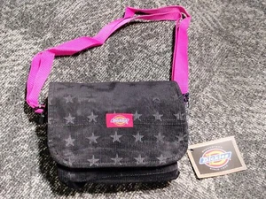 Bolso Cartera Dickies Star Pana Negro Nuevo Con Etiquetas Retro 2003 Correa Ajustable - Imagen 1 de 6