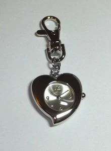 Activa by Invicta Light Champagne Color Dial Quartz Ladies Heart Key Ring Watch - Picture 1 of 9