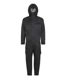 Black Survival Suit Waterproof Gore-tex Chem Coverall CBRN SAS Remploy Ex-Police - Picture 1 of 9