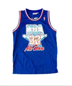 Magic Johnson Signed Los Angeles Lakers (1992 All Star Game) Jersey JSA - Picture 1 of 3