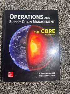 OPERATIONS AND SUPPLY CHAIN MANAGEMENT: THE CORE WITH By F. Robert Jacobs - Picture 1 of 2