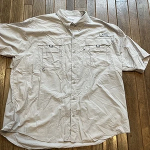 Columbia PFG Hemd Herren 2XL hellbraun kurzarm Angeln belüftet XXL - Bild 1 von 8