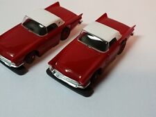 TYCO 2 red /white T-Bird with TCR chassis.UNUSED ,freeship