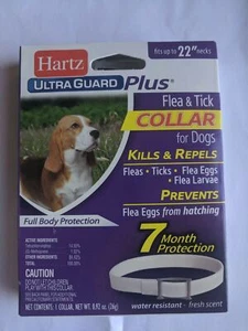 3 PACK Hartz UltraGuard Plus Flea Tick Dog Collar - Puppies - Water-Resistant - Picture 1 of 1