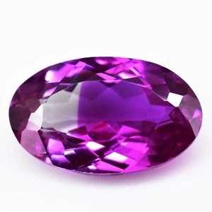 Natural Bi-Color Pitambari Sapphire 5.05Ct Oval 13X8 MM Certified Loose Gemstone - Picture 1 of 4