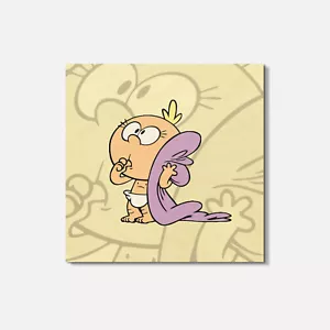 The Loud House Cartoon Lily Loud 4'' X 4'' Square Wooden Coaster - Picture 1 of 3