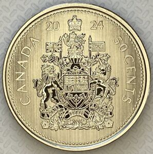 2024 CANADA KING CHARLES III 50 CENTS SPECIMEN HALF DOLLAR COIN
