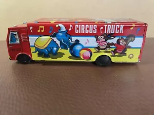 Camión de circo de estaño de colección - No. 63 - HECHO EN JAPÓN - NUEVO STOCK ANTIGUO - Imagen 1 de 8
