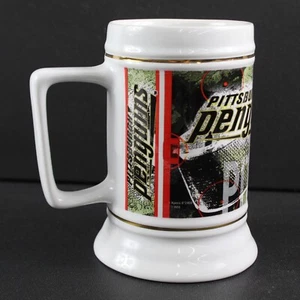 Pittsburgh Penguins NHL Keramik Bierkrug 6,5" lizenziert Eishockey unbenutzt - Bild 1 von 12