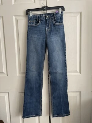 Cruel Girl Jeans Girl’s Size 16 Slim 26x31.5 Low Rise Straight Leg Medium Wash - Image 1 of 4