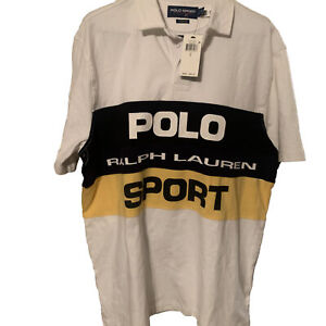 Mens MWT Polo Sport Ralph Lauren White Large