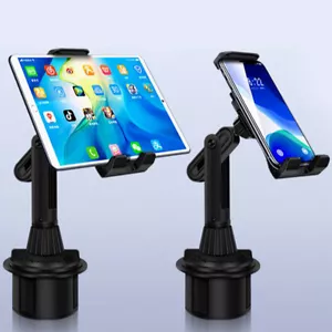 Car Mount Car Cup Holder Phone Stand For 4.7-12.9" iPhone iPad Tablet Universal - Picture 1 of 12