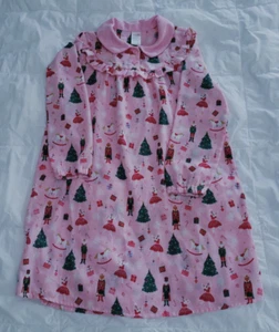 Gymboree Girls Nutcracker Pink Flannel Nightgown - Size 7-8 (M) - Picture 1 of 4