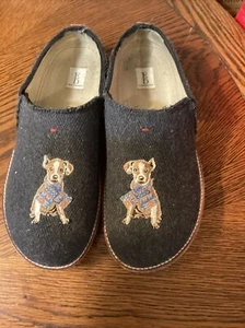 ED Ellen DeGeneres Women's Size 10M Grey Flannel Dog Clogs - Picture 1 of 4