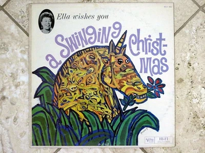 Ella Fitzgerald – Ella Wishes You A Swinging Christmas (Verve Record) RARE LP Foto 1 de 4