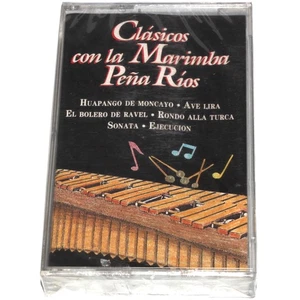 Clasicos Con La Marimba Peña Rios (Cassette Tape Mexico 1990) NEW SEALED - Picture 1 of 4